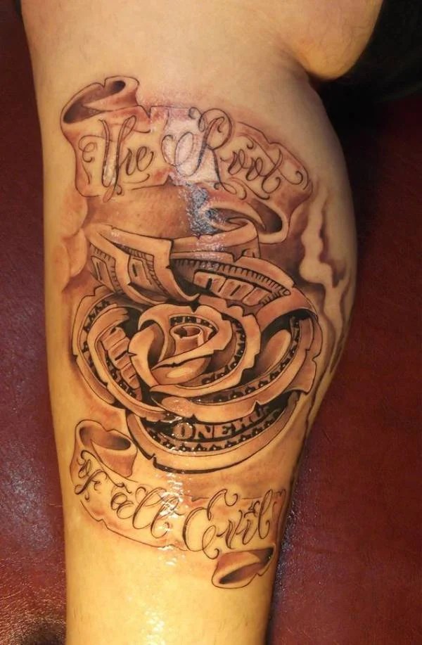 Cute Rose Tattoo Design - Inspired Beauty 917_x_600_jpg