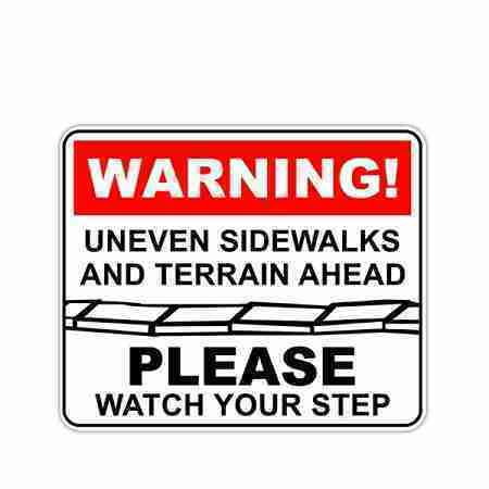Mini Golf Course Rules Sign – Warning Uneven Pavement | Rental Mini Golf Course Rules Sign – Warning Uneven Pavement | Rental