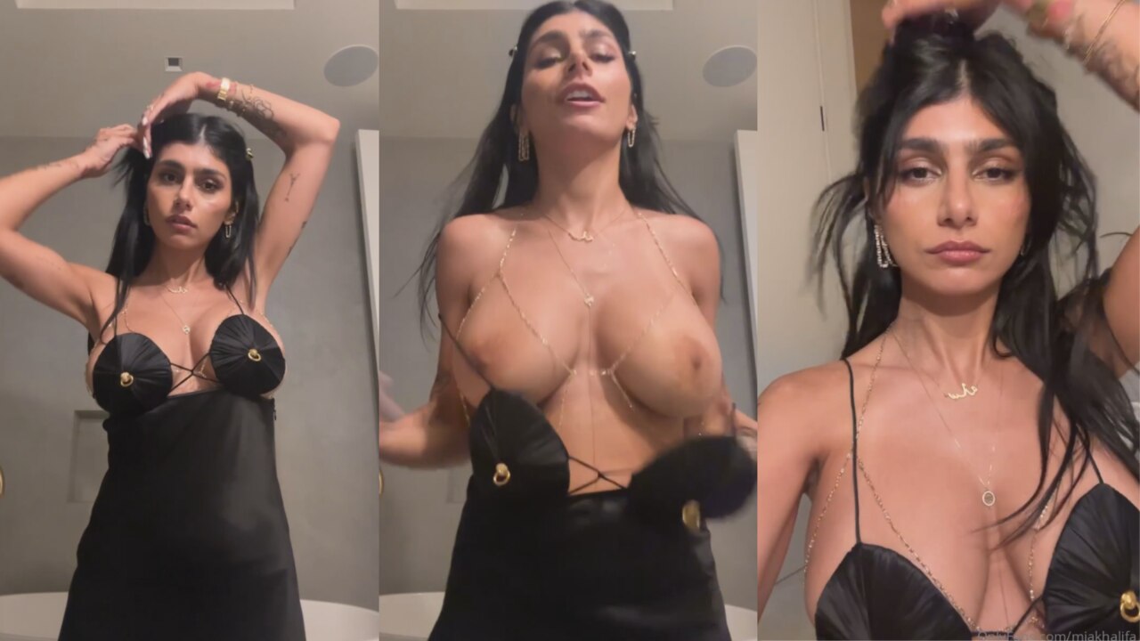Mia Khalifa Black Dress Video Leaked - Internet Chicks Christin black onlyfans nude