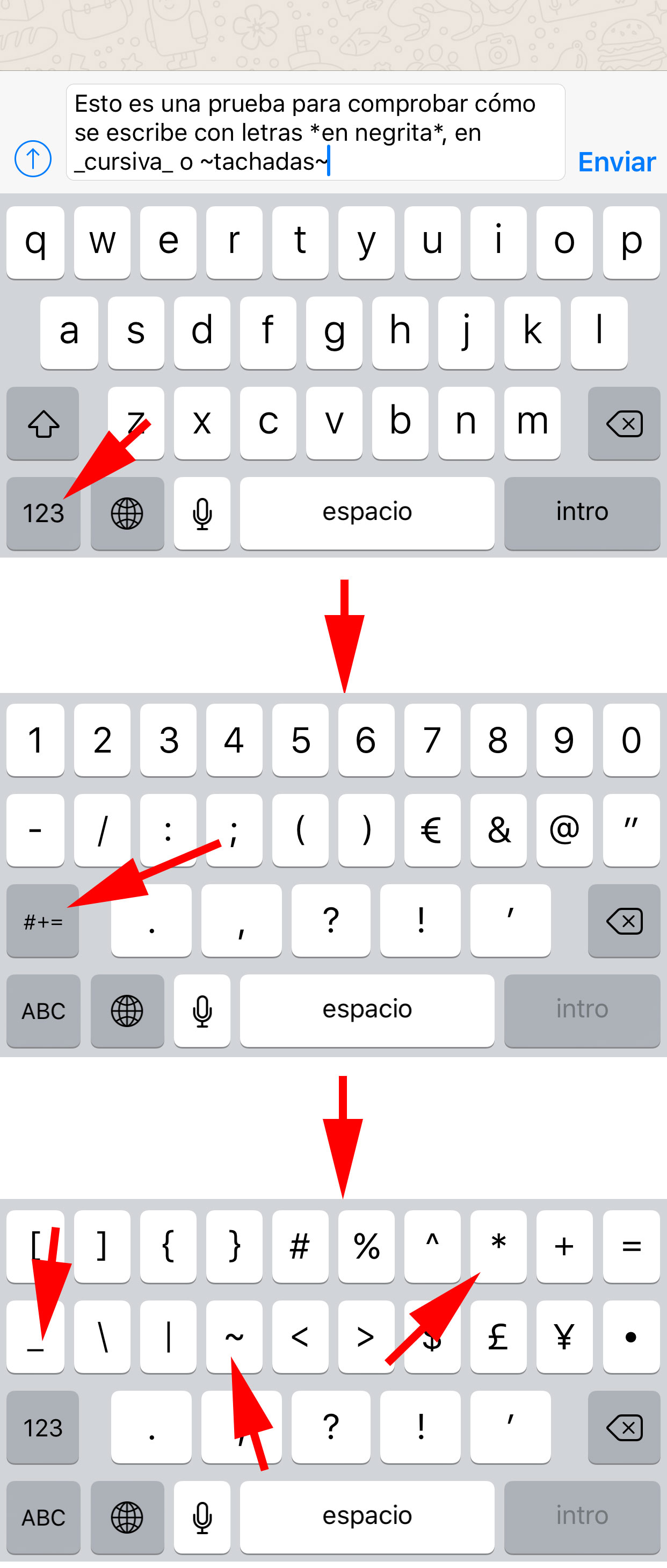 Como Escribir Con Letras Cursivas O Negritas En Whatsapp En Iphoneros
