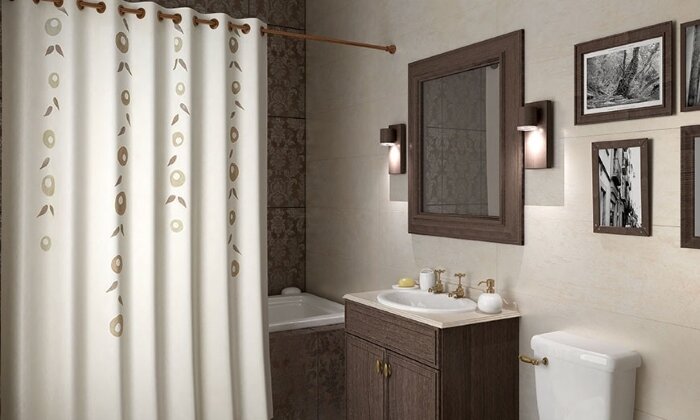 Как повесить занавеску в ванной1