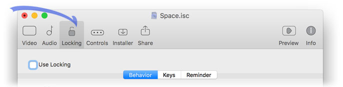 Iscreensaver Locking Unlocking