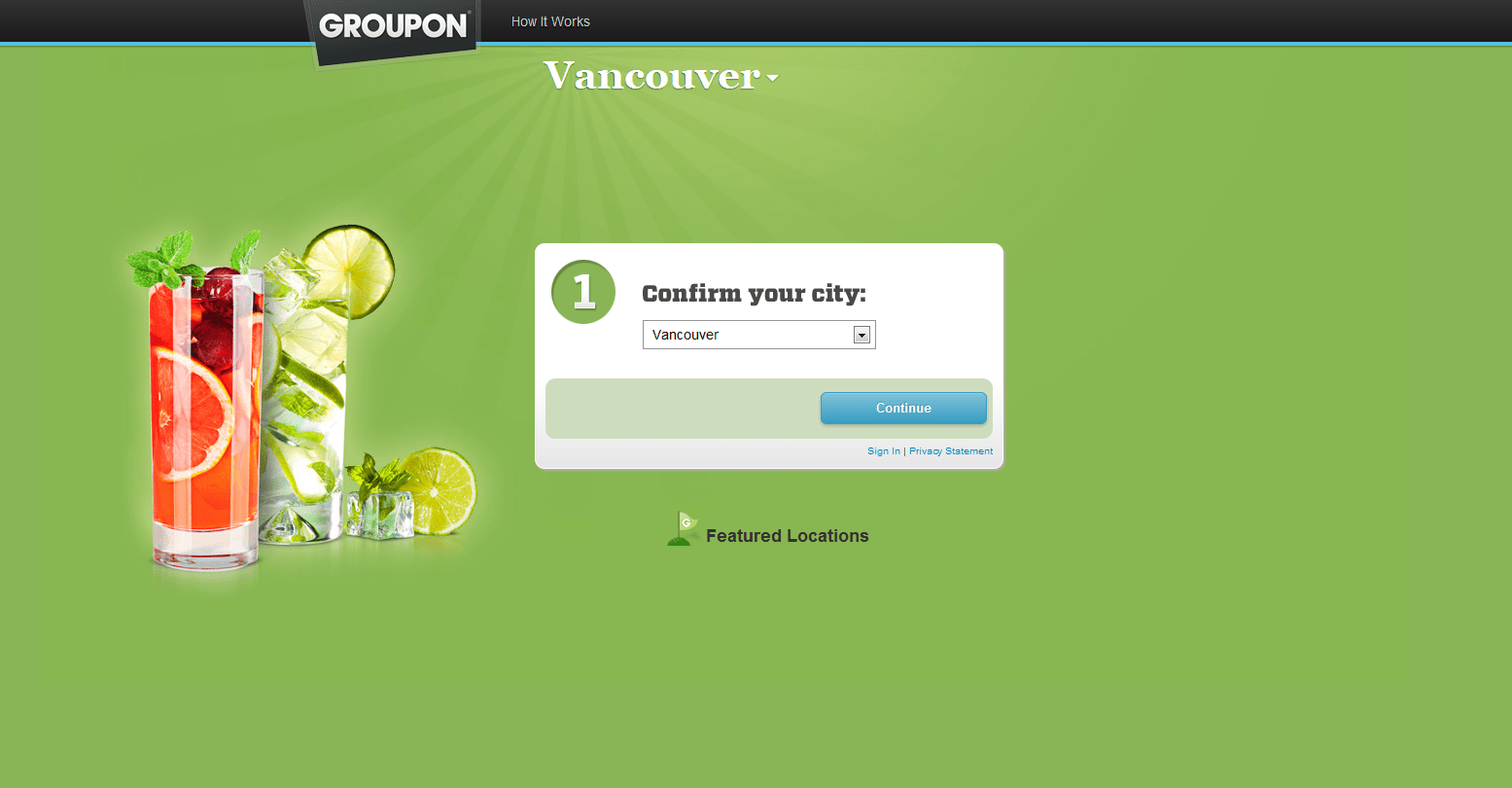 Splash pages - wordpress.com