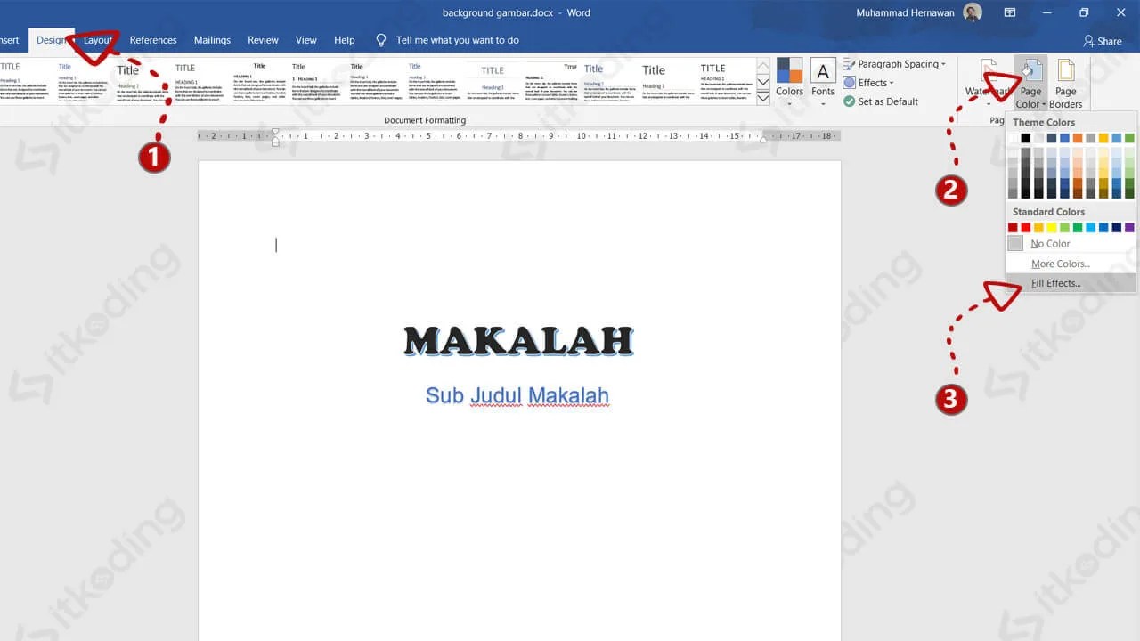 4 Cara Membuat Background di Word Paling Keren dan Mudah