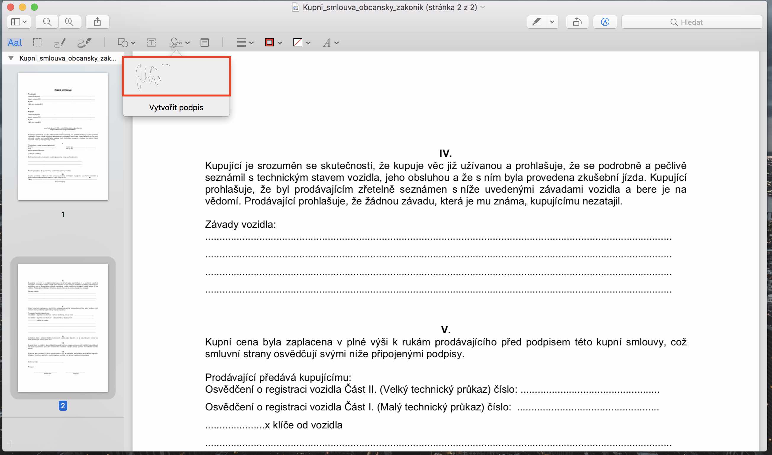 Jak Na Macbooku Podepsat Pdf Dokument S Pomoci Trackpadu Jablickar Cz