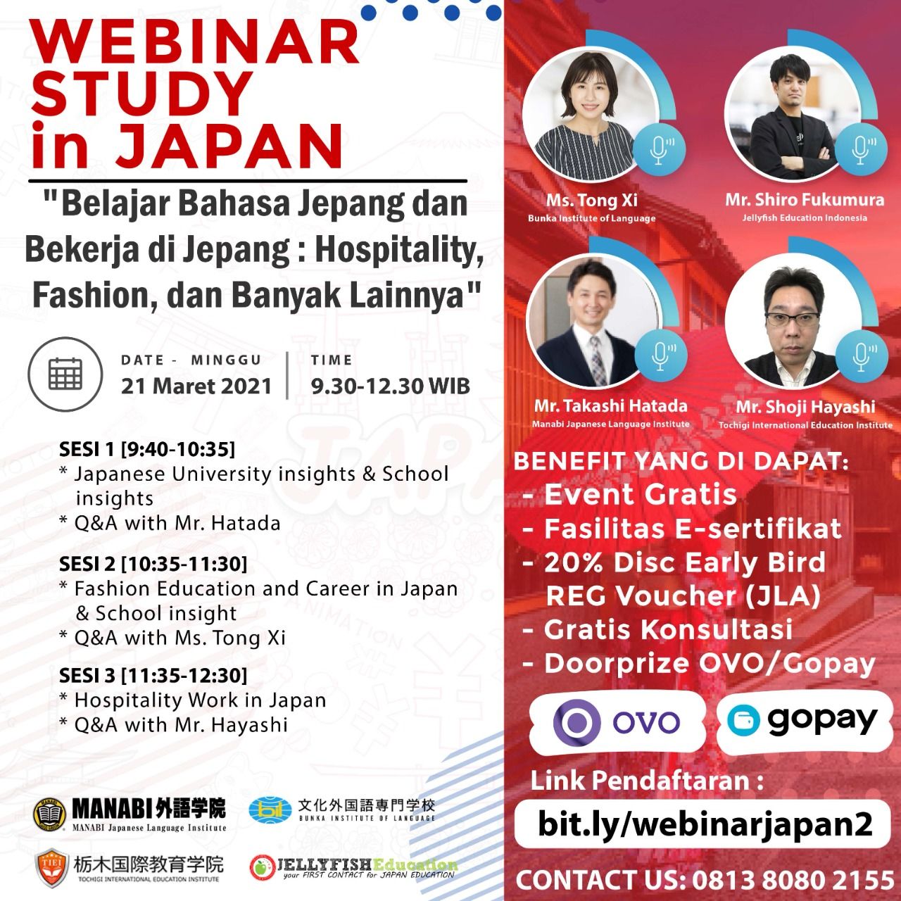 WEBINAR STUDY IN JAPAN “Belajar Bahasa Jepang dan Bekerja di Jepang :  Hospitality, Fashion, dan Banyak Lainnya” - Jellyfish Education Indonesia