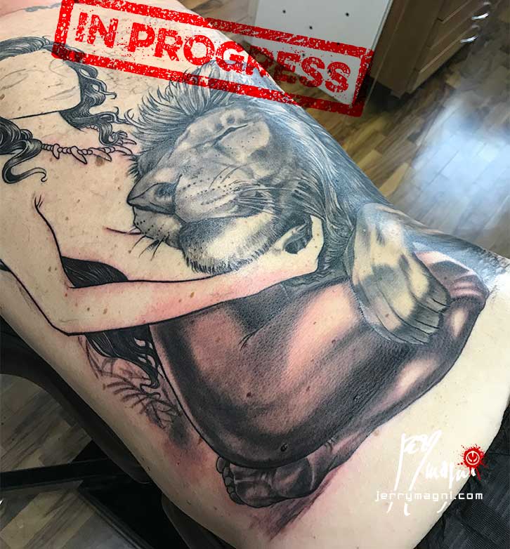 Jungle Queen – Jerry Magni Tattoo Artist Italy 782_x_726_jpg