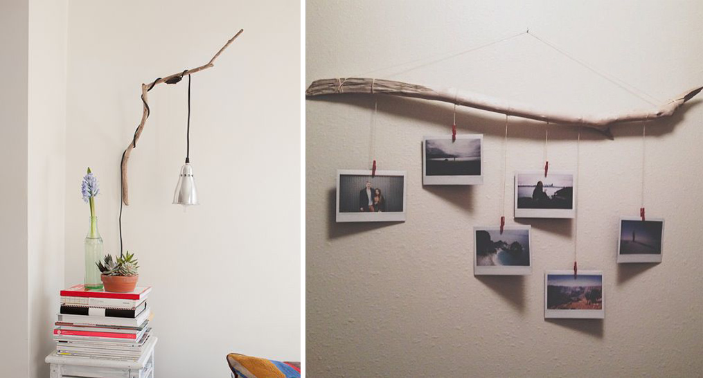 De Jolies Creations Utilisant Une Branche D Arbre Joli Joli Design