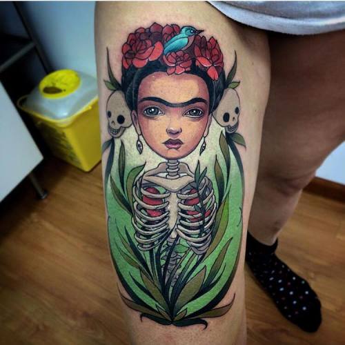 Frida Kahlo Tattoos: – All Things Tattoo 500_x_500_jpg