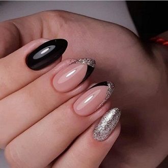 нарисованный макет ногтей