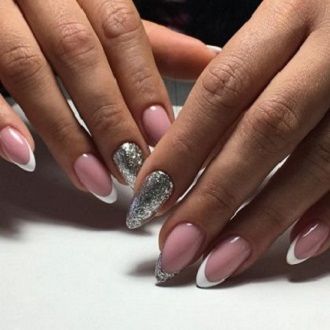 нарисованный макет ногтей