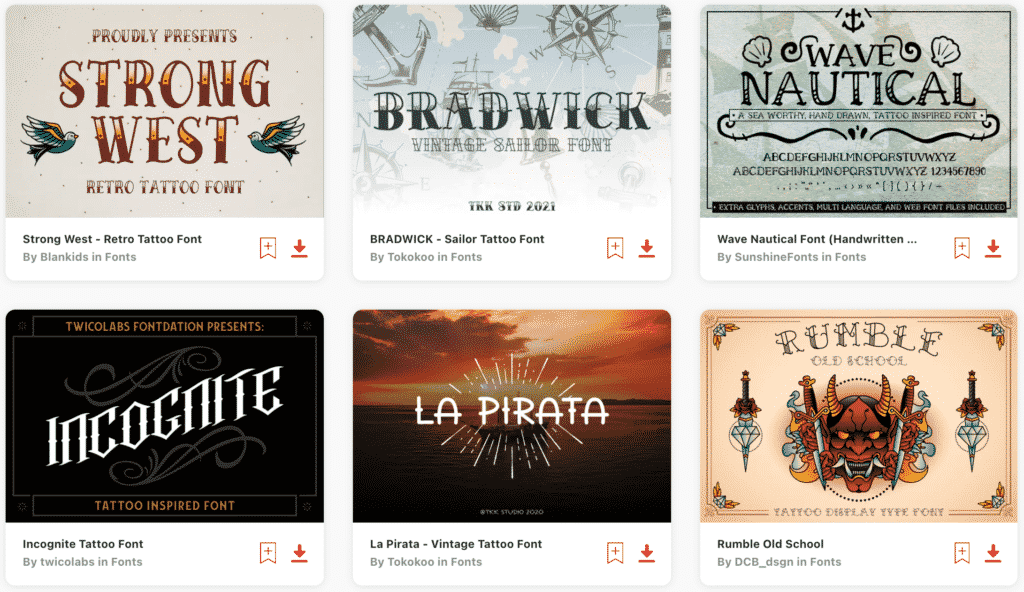 25+ Best Tattoo Fonts For Graphic Design & Tattoo Art 592_x_1024_png