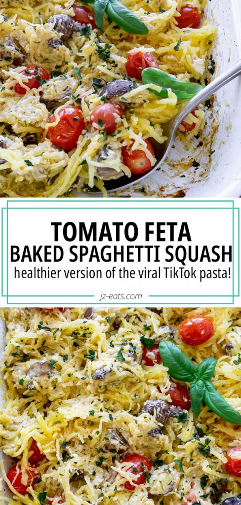 baked spaghetti squash pinterest pin