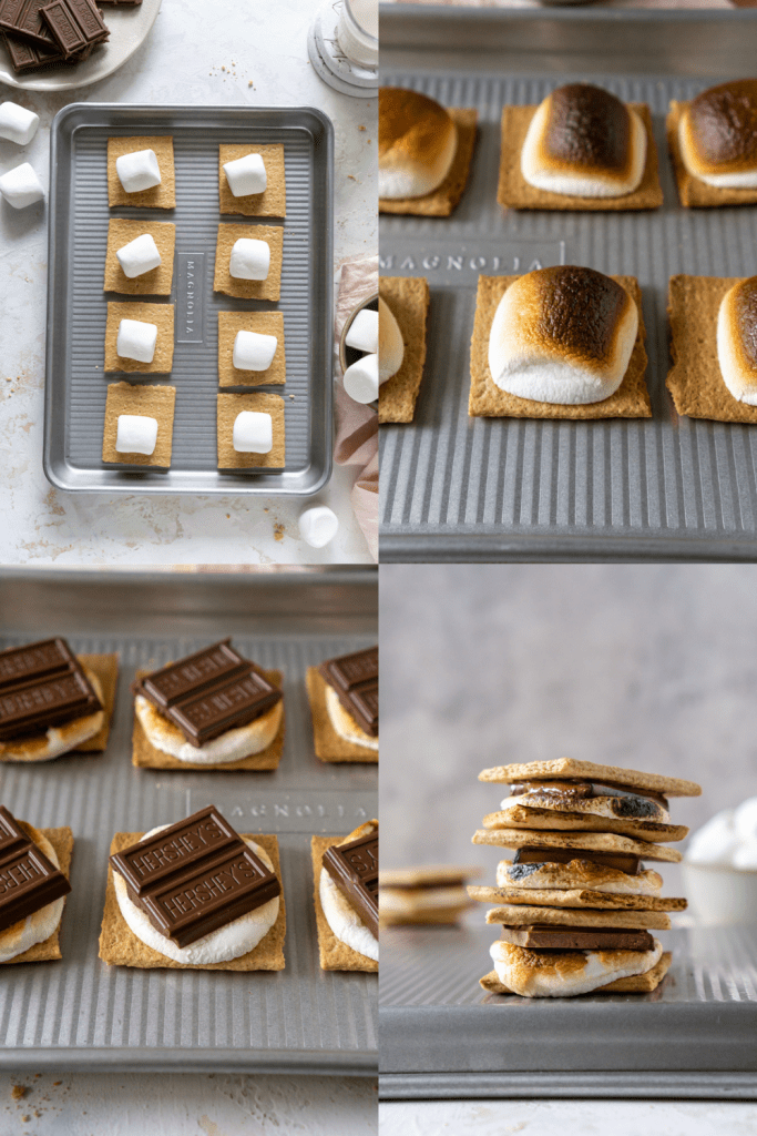 how to make s'mores in the oven
