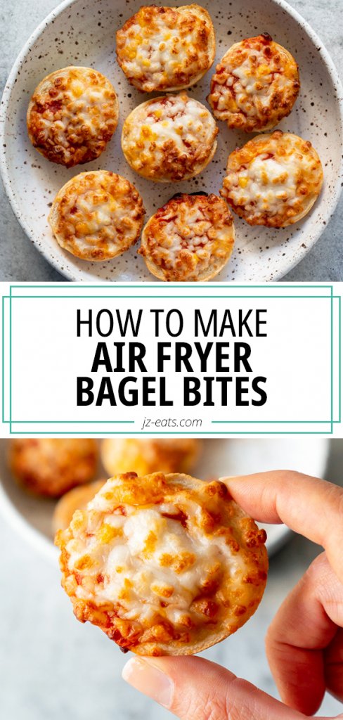air fryer bagel bites pinterest pin