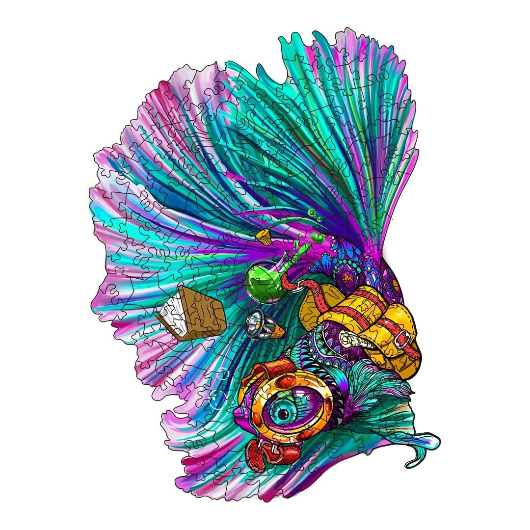 Wooden Jigsaw Puzzle -ADVENTUROUS BETTA