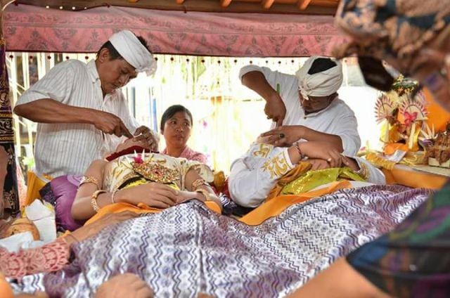 Mirip Layon, Matatah Pantang Tutup Mata, Ini Alasannya – Kalender Bali