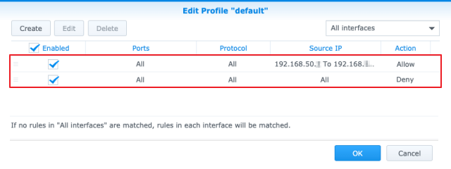 How do I create firewall rules to allow or deny IP addresses to access DSM?  - Synology Knowledge Center