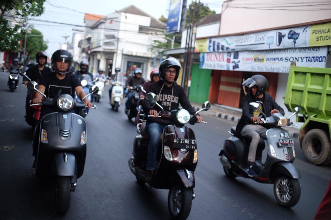 Deklarasi Komunitas Vespa Modern Kediri – Kediripedia.com
