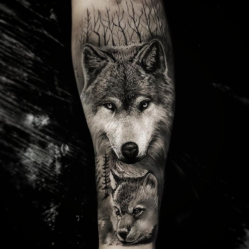 50 Of The Most Beautiful Wolf Tattoo Designs The Internet Has Ever Seen - Kickass Things