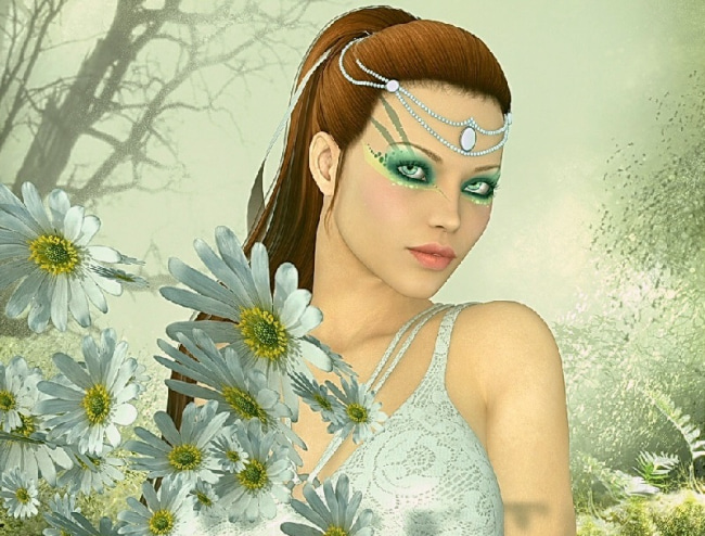 картинки с женщинами красивые нарисованные