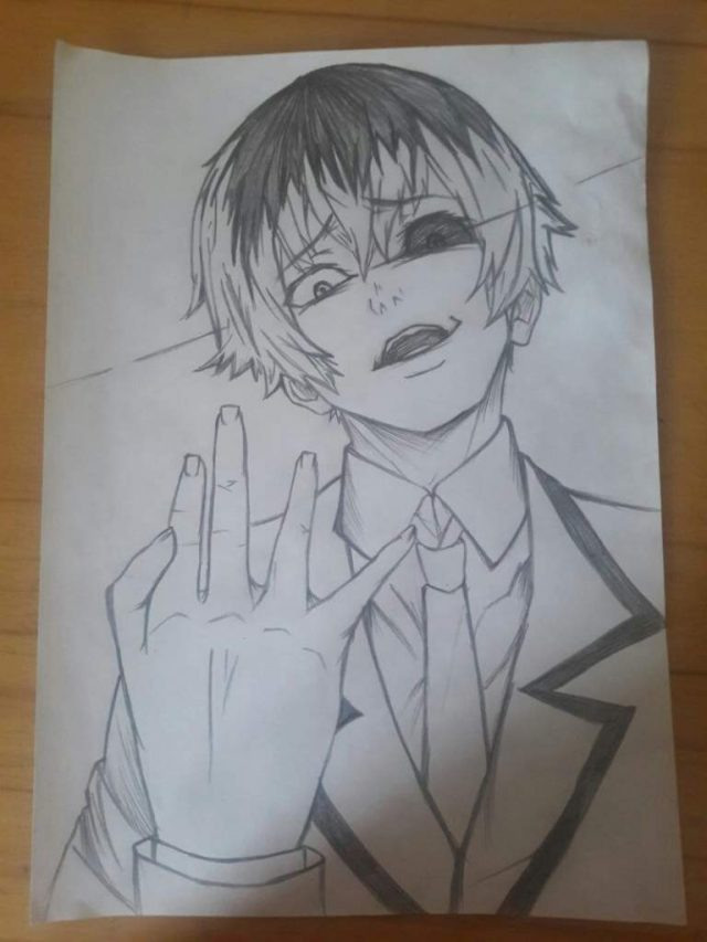 токийский гуль рисовать