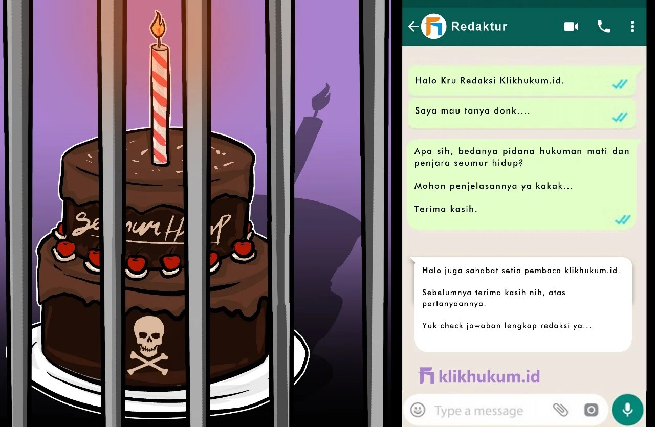 CURKUM #99 PERBEDAAN HUKUMAN MATI DAN PENJARA SEUMUR HIDUP - Klikhukum