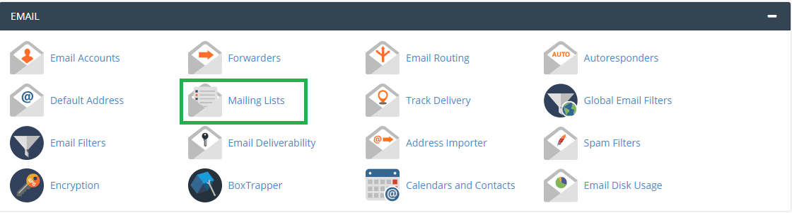 Cara Membuat Email Grup atau Mailing List di cPanel - Knowledgebase - Rumah  Hosting