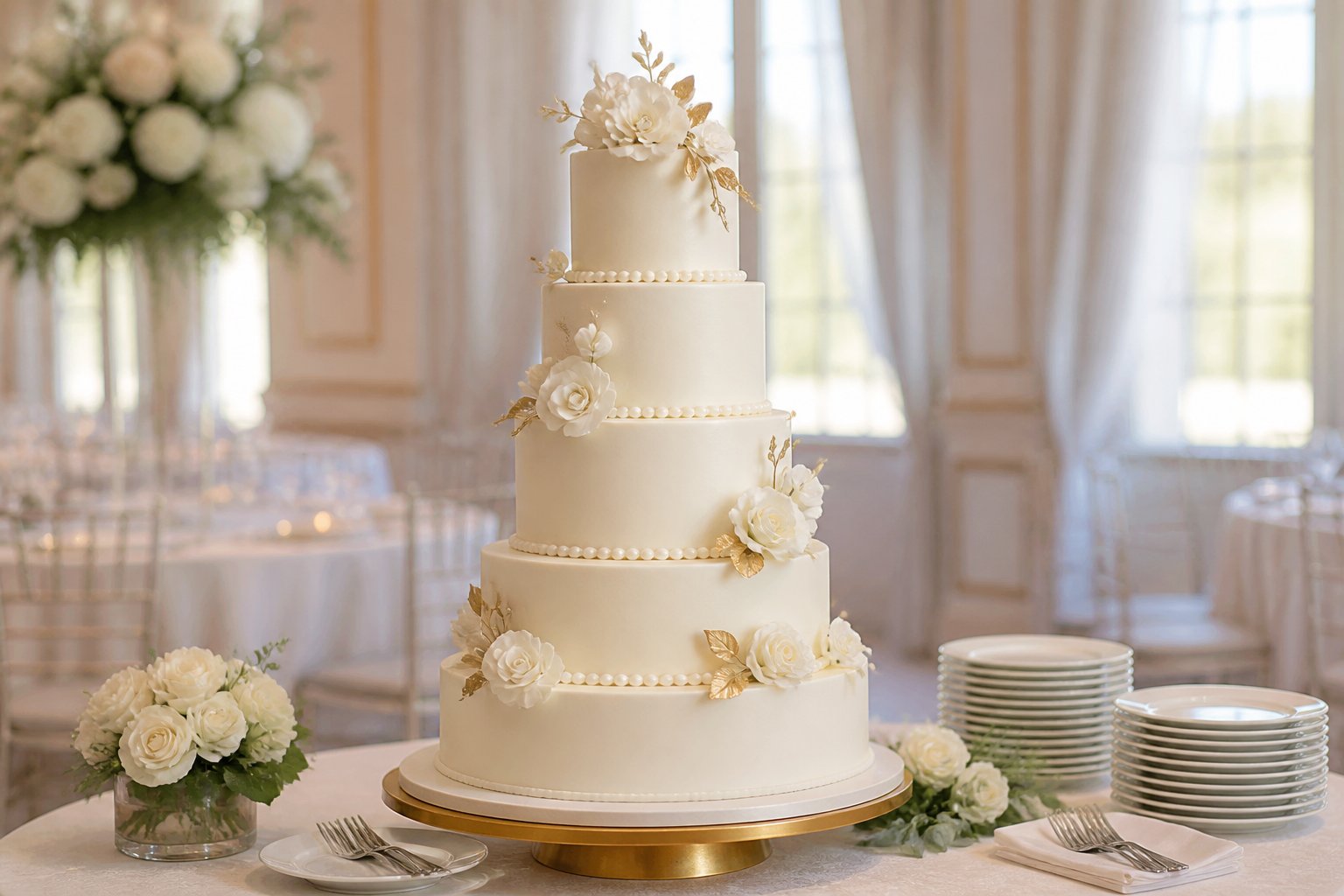 5 Tier Wedding Cake Prices for 100 People: 2026 Guide