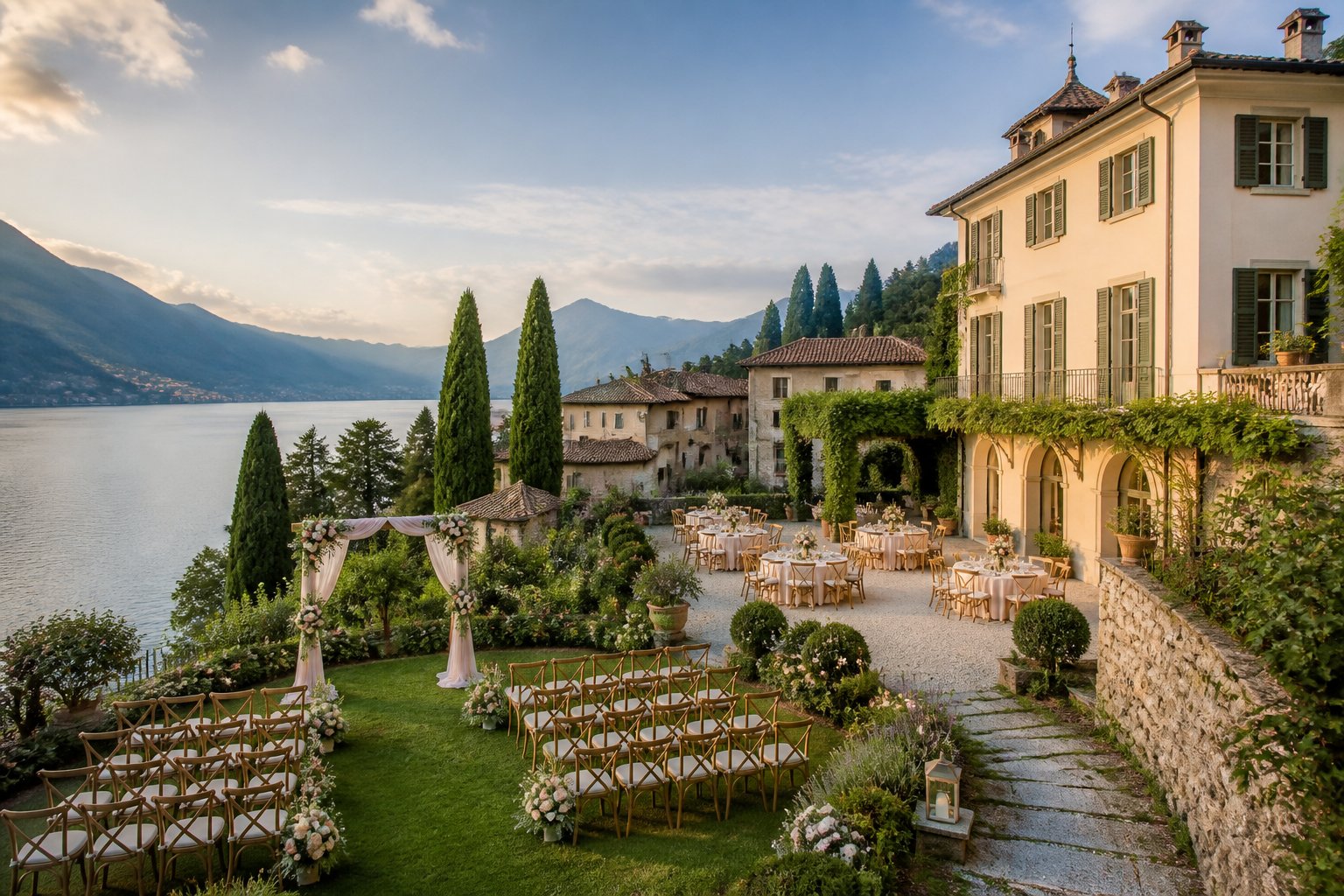 Affordable Wedding Venues With On-Site Accommodation in Italy’s Lake Region