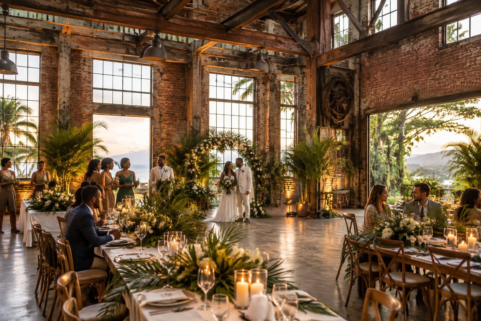 Industrial Wedding Venues Jamaica: Spaces and Alternatives