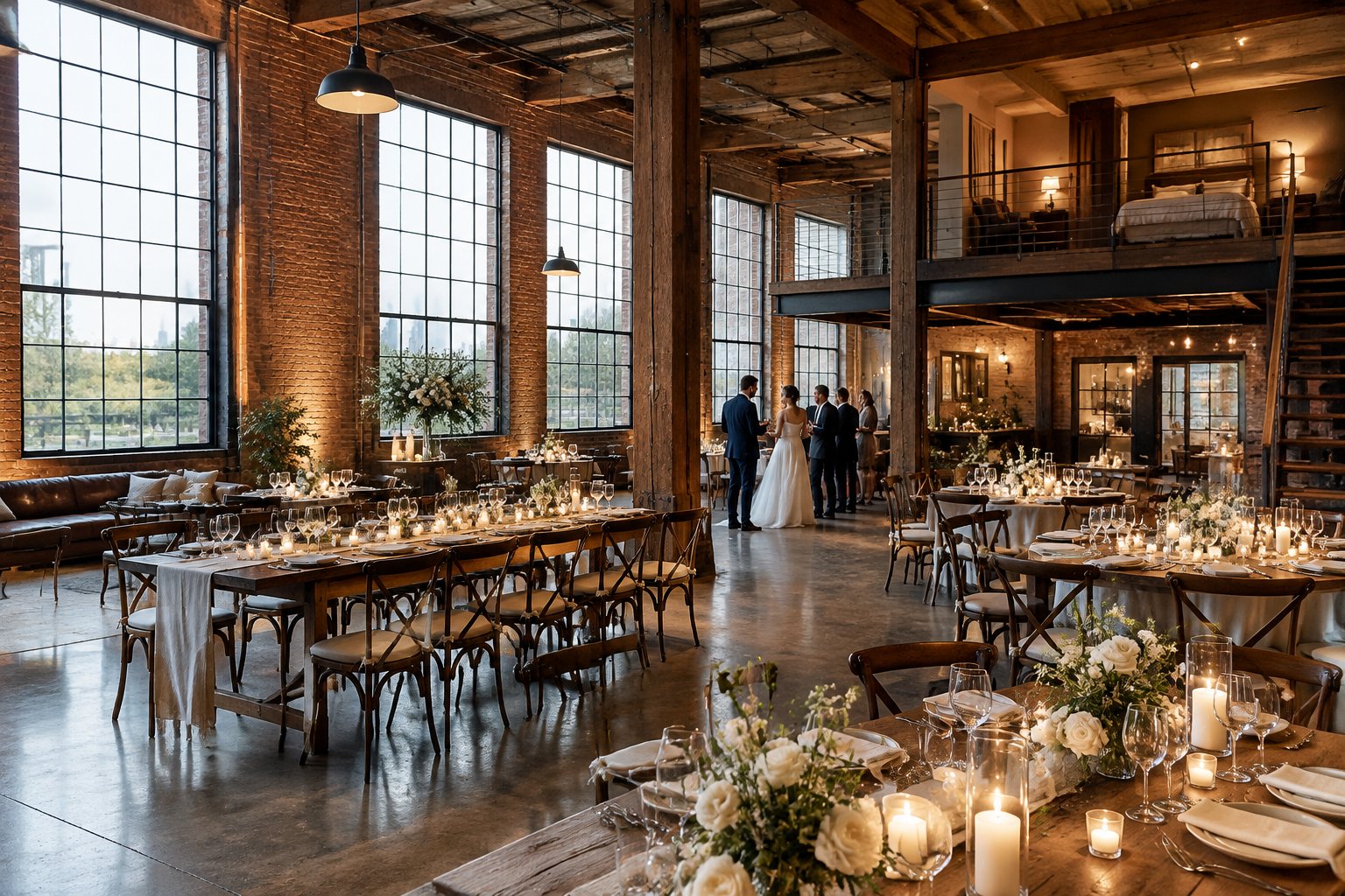 Industrial Wedding Venues You Can Stay at: A Planning Guide