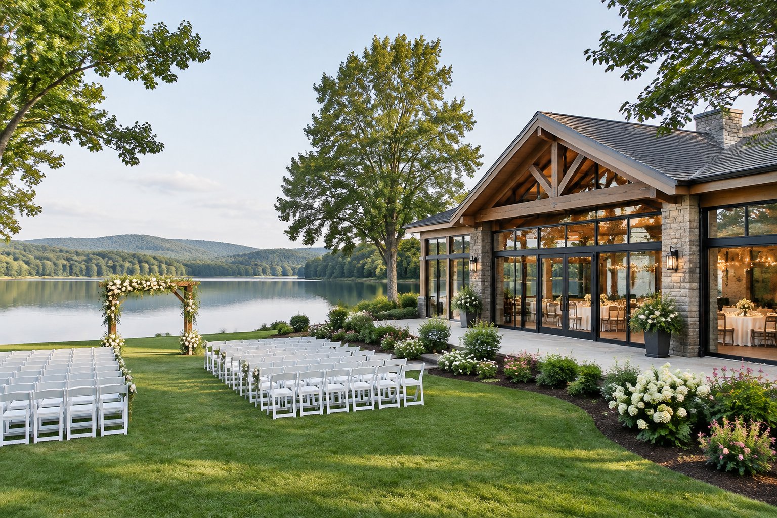 Lakeside Wedding Venue and Event Center: Spaces and Services