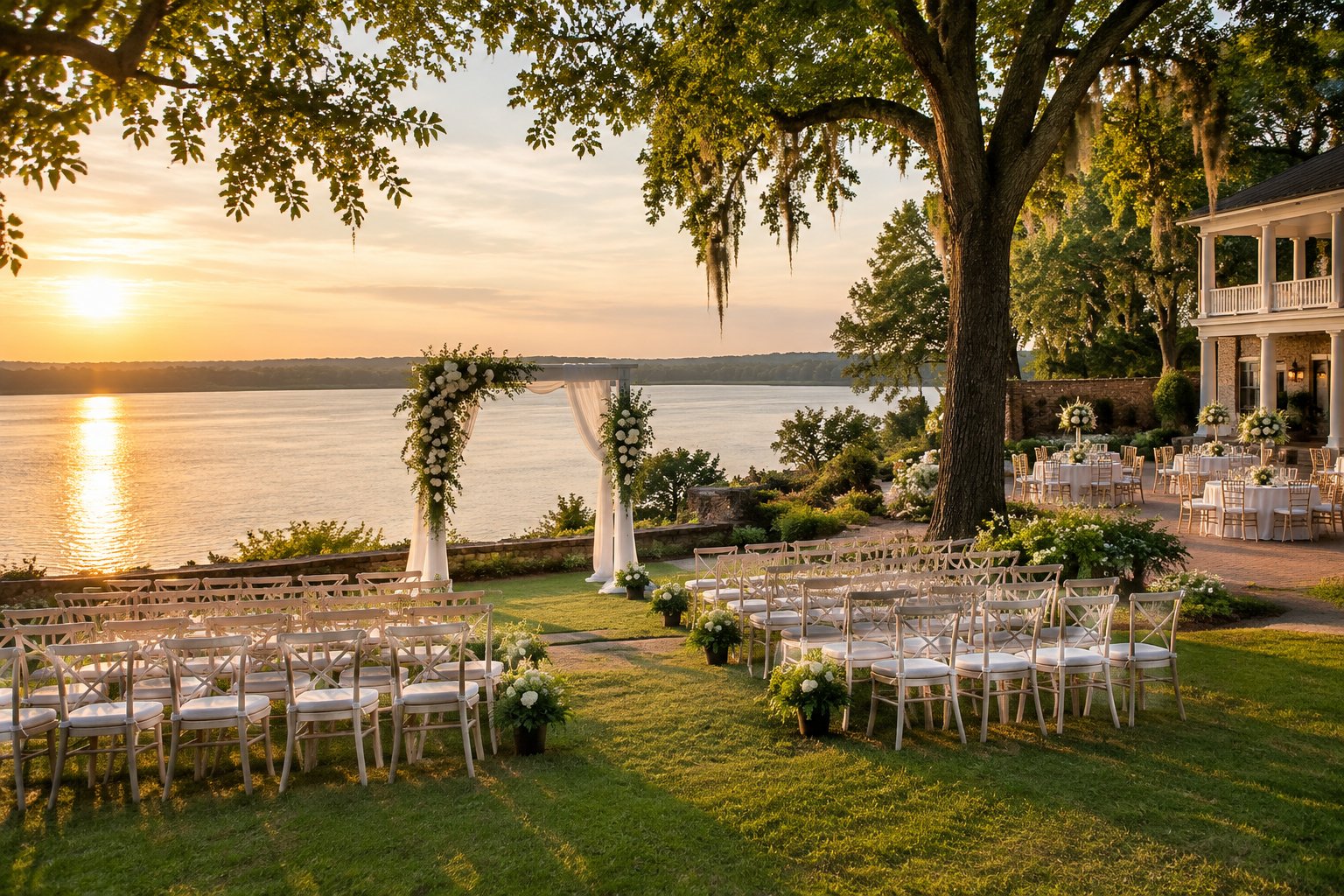 Lakeside Wedding Venues Vicksburg: Waterfront Options