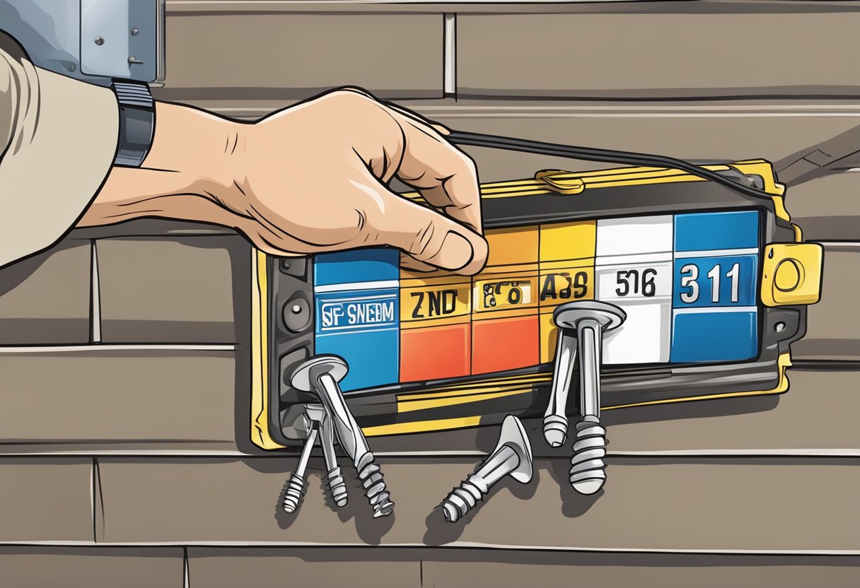What Size Screws for License Plate: Securing Your Tag the Right Way