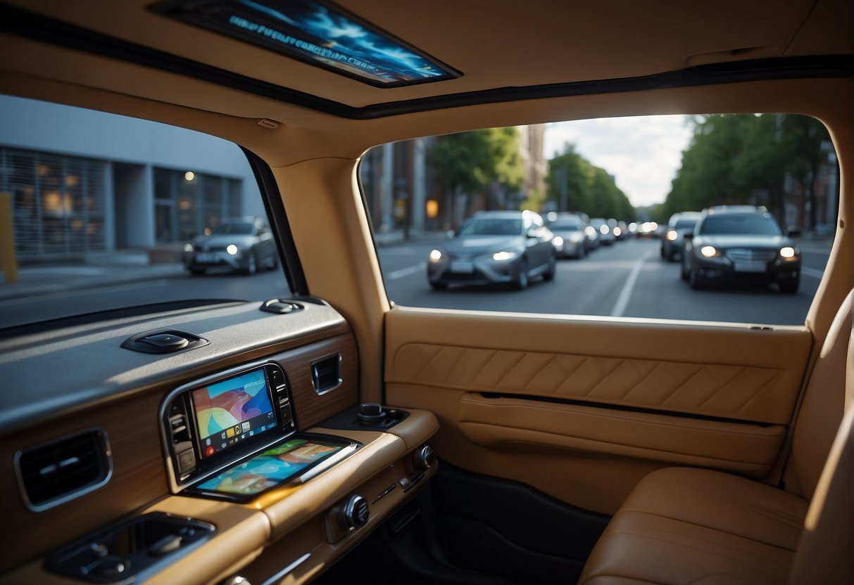 Cars with Screens in the Back: Enhancing Passenger Entertainment