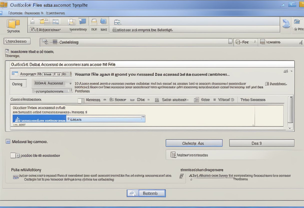 Outlook Data File Cannot Be Accessed: Solutions and Fixes