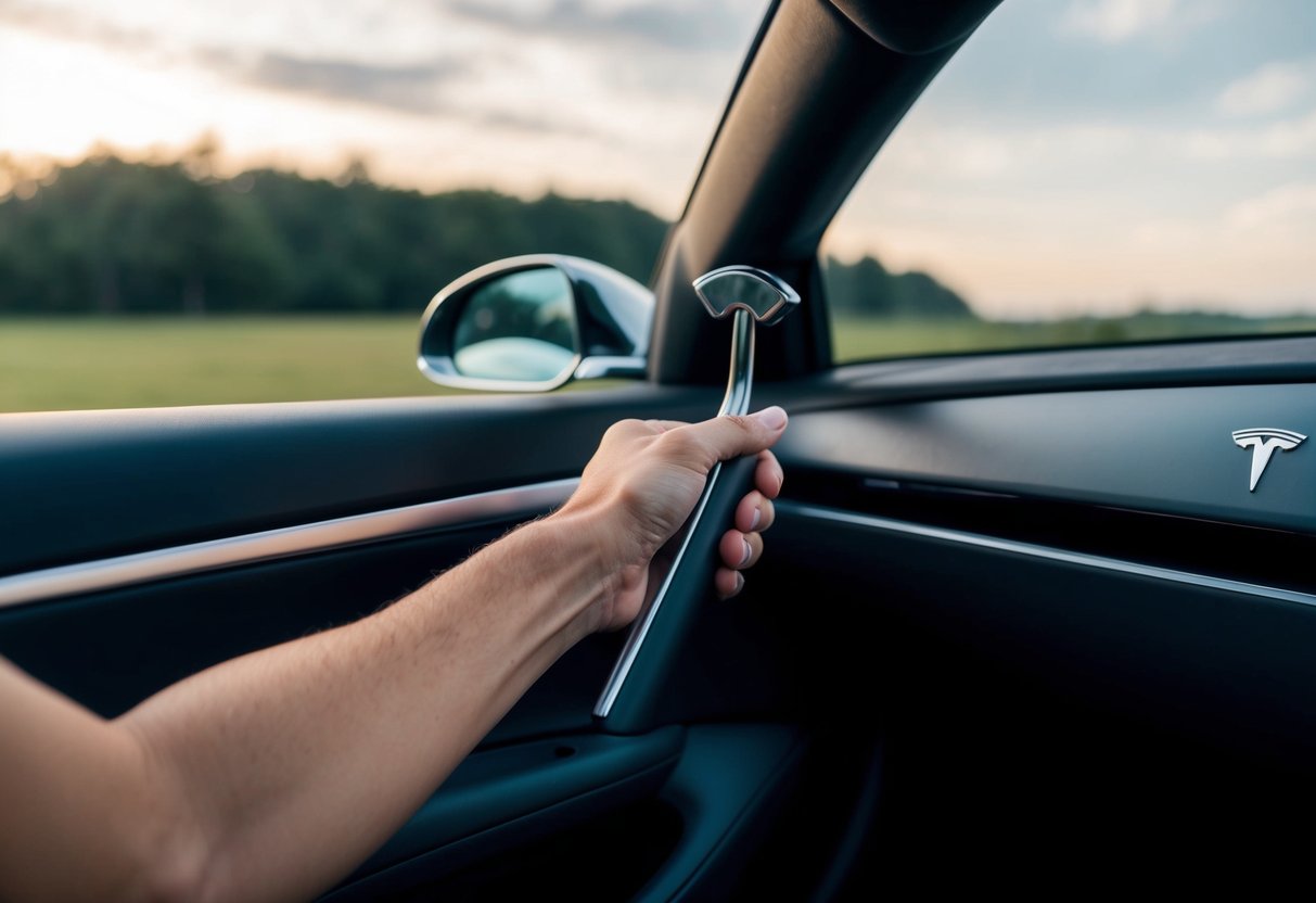 How to Open a Tesla Door from Inside: A Step-by-Step Guide