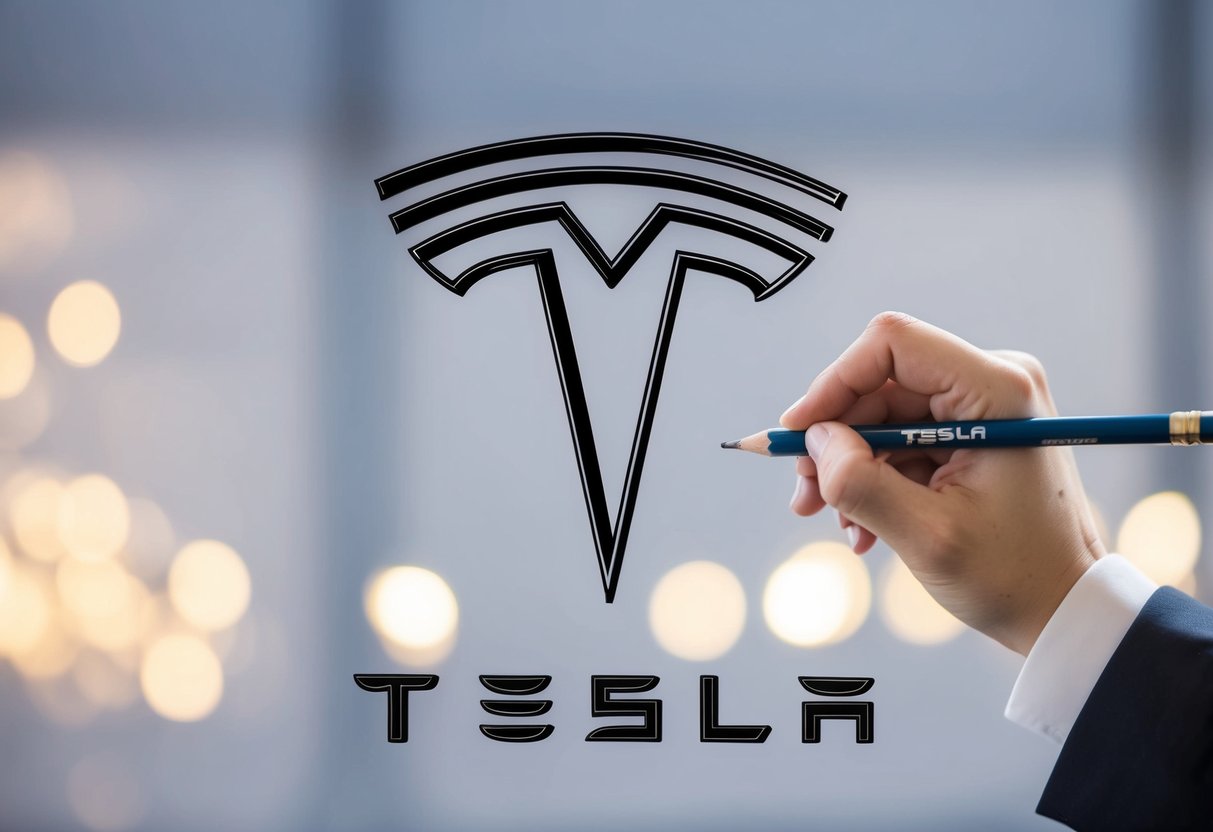 How to Draw Tesla Logo: A Step-by-Step Guide for Car Enthusiasts