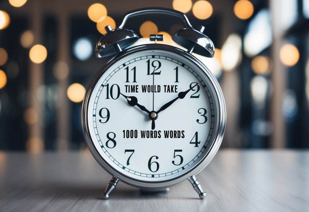How Many Minutes is 1000 Words? Understanding Reading and Writing Speeds