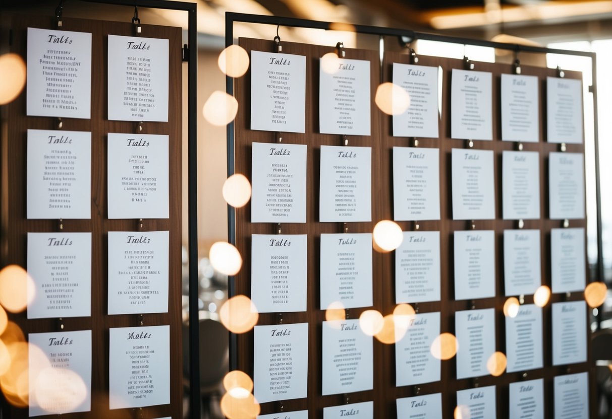 How to List Names on a Wedding Seating Chart: A Quick and Easy Guide