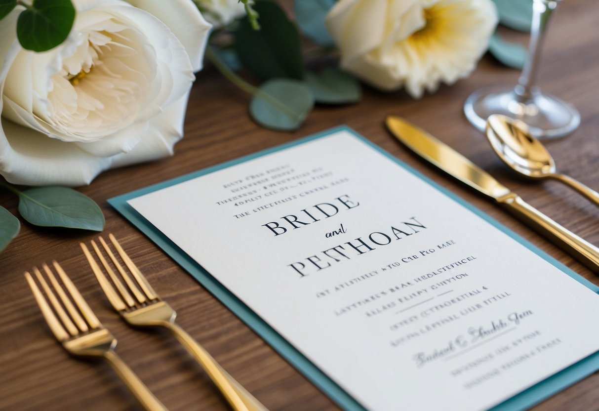 Should a Bride’s Name Go First? Understanding Name Order in Wedding Invitations