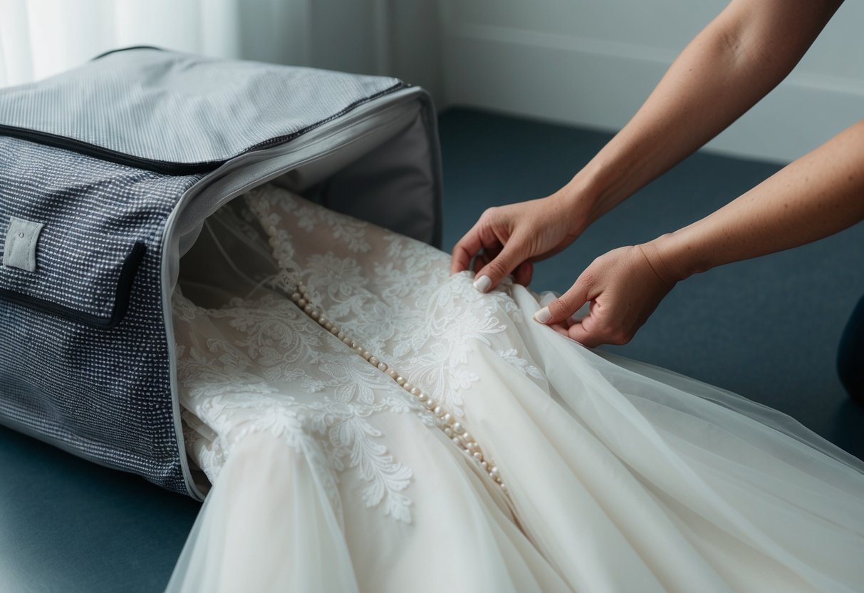 How to Store a Wedding Dress to Prevent Yellowing: Tips for Preserving Your Special Gown