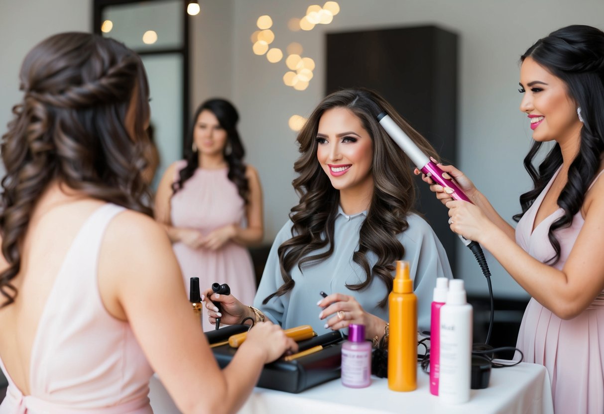 How Long to Allot for Bridesmaid Hair? Tips for a Stress-Free Wedding Day