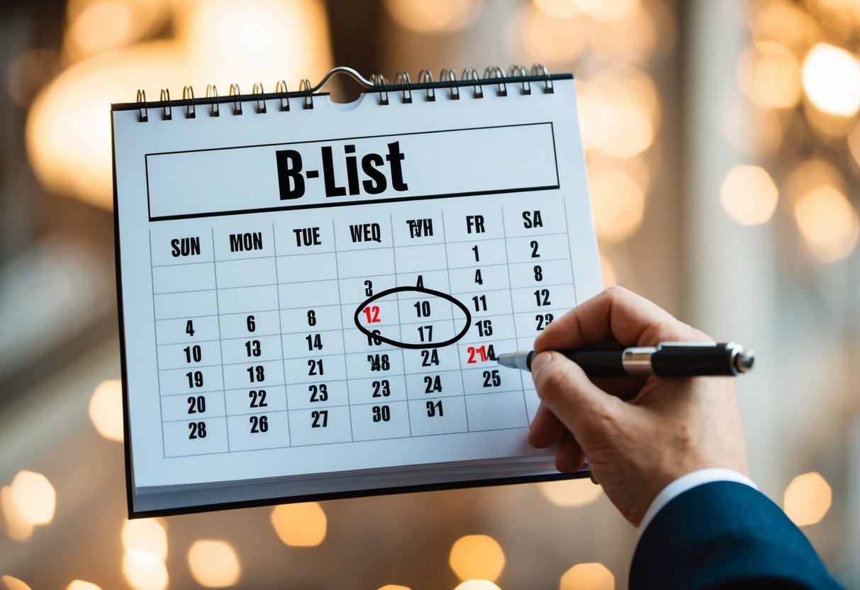 When to Send a B-List for Wedding Invites: Timing Tips for Your Guest List