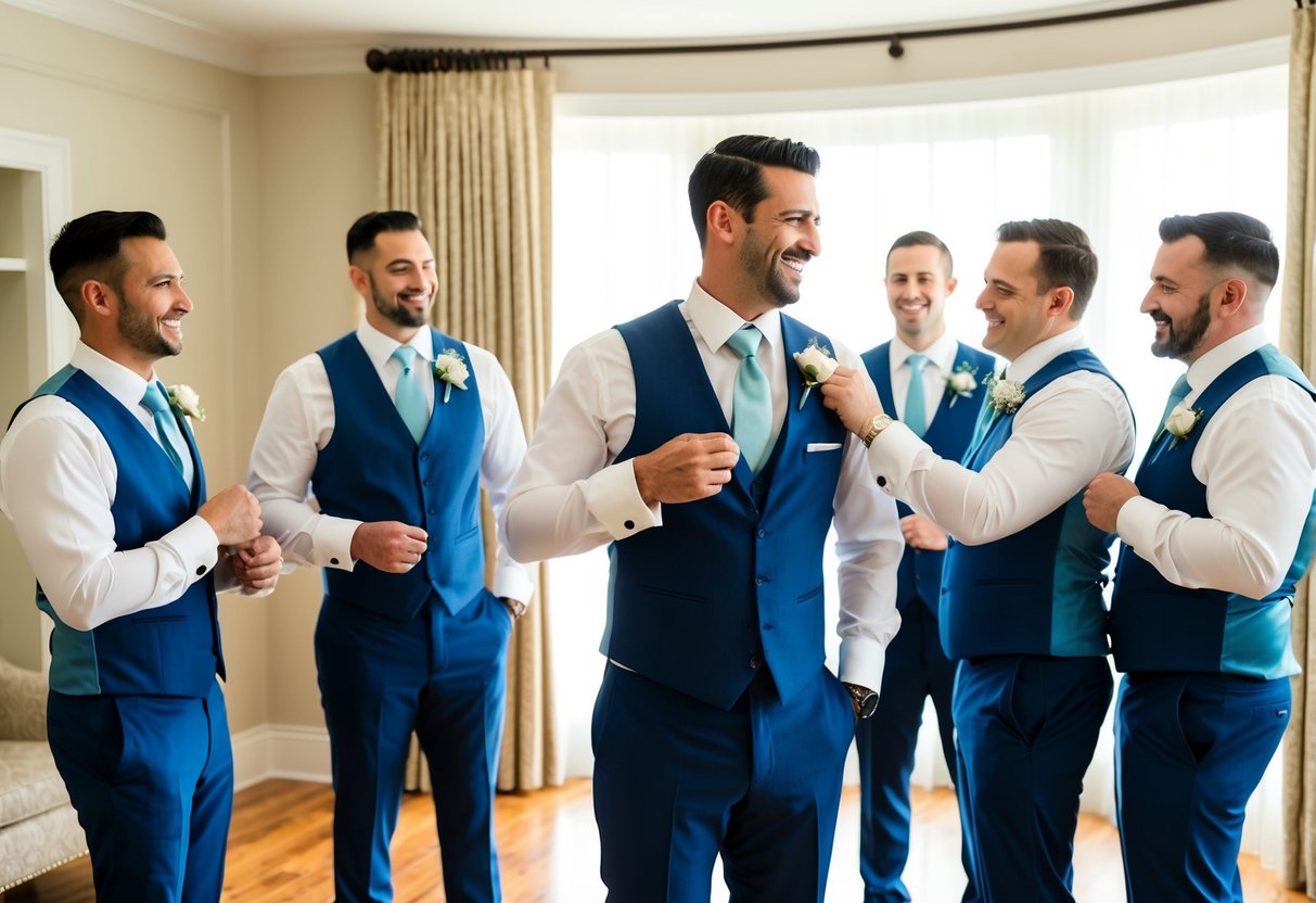 Who Gets Ready with the Groom on Wedding Day? A Guide to His VIP Support Team