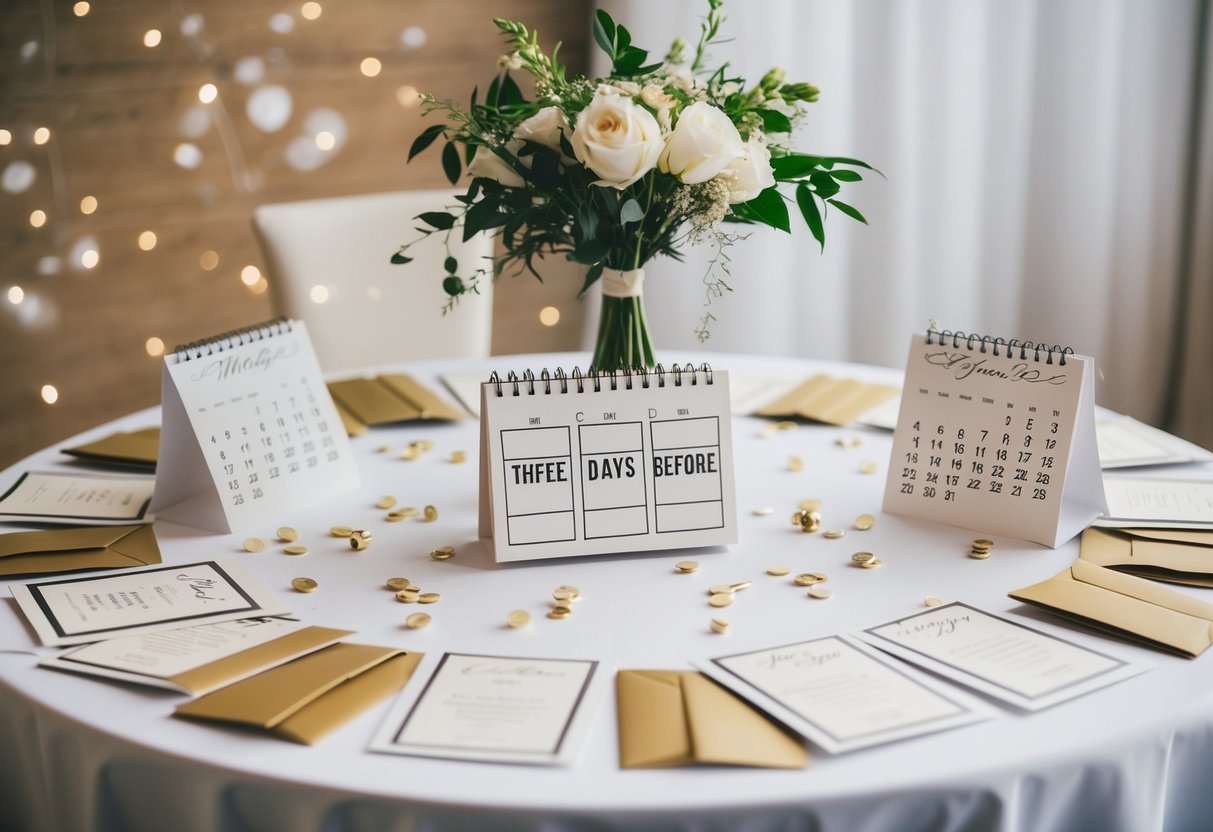 What Should I Do 3 Days Before My Wedding? Essential Tips for a Stress-Free Celebration