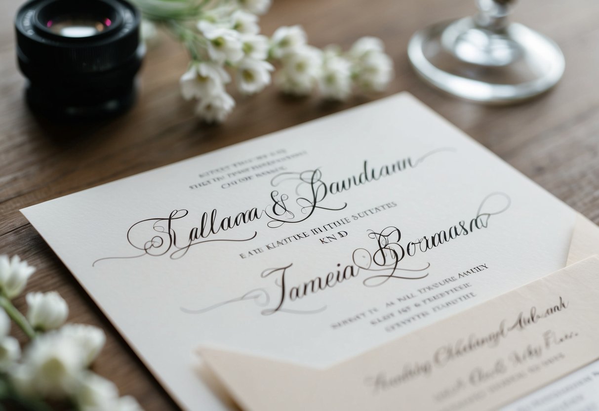 Whose Name Goes First on Wedding Announcement? Understanding the Etiquette