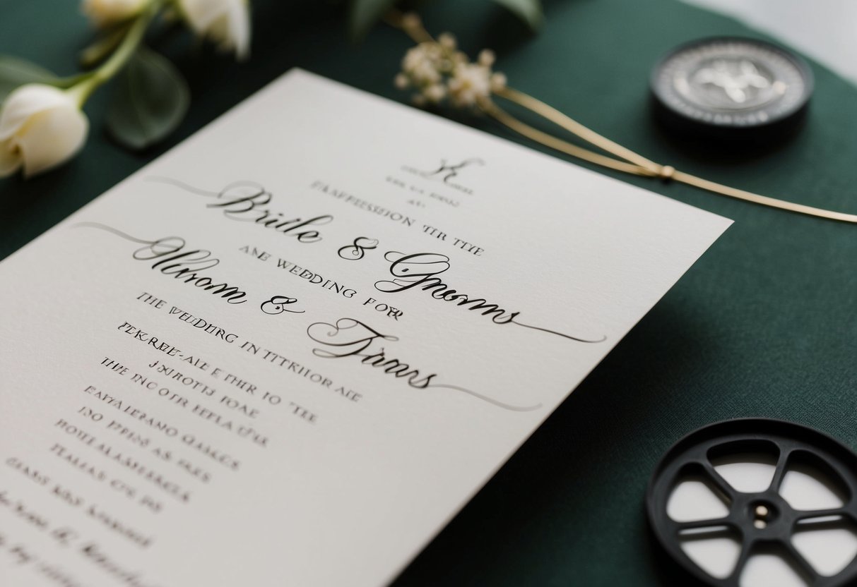 Does the Bride of the Groom’s Name Go First? Understanding Wedding Invitation Etiquette