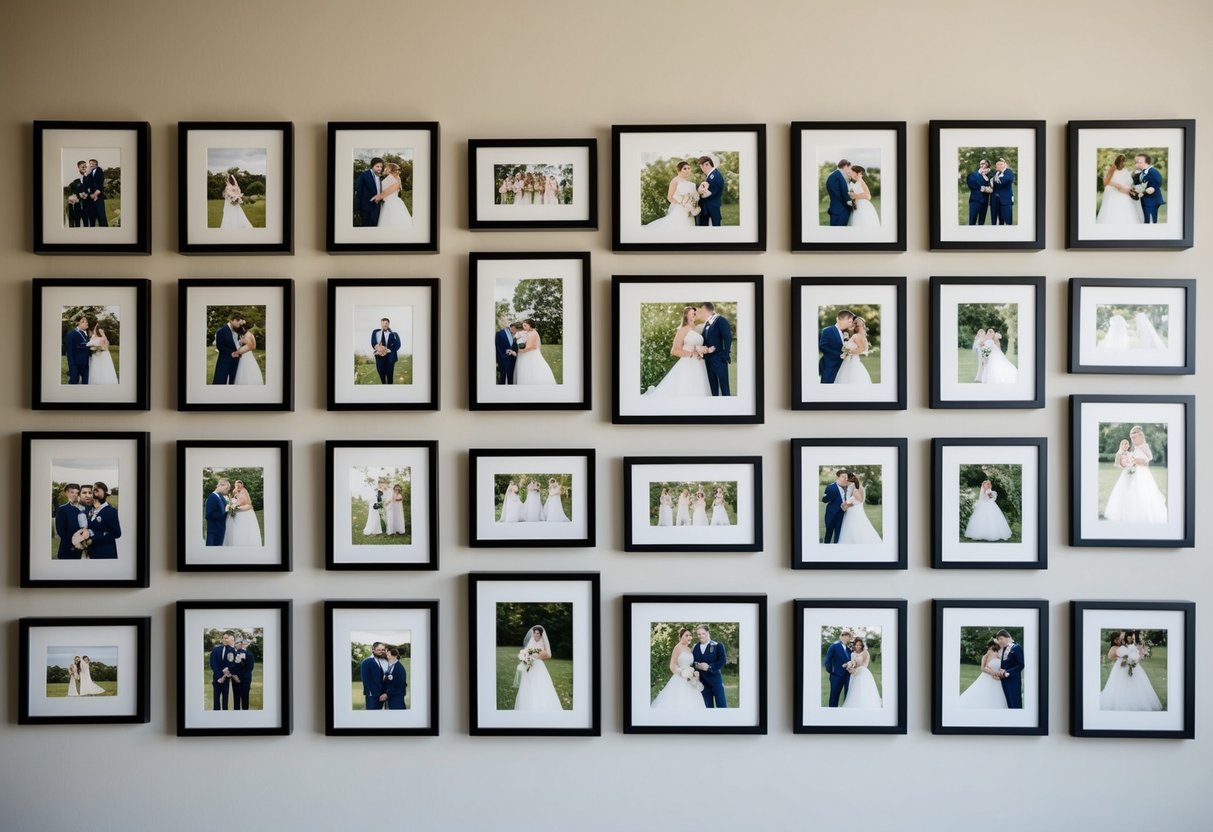 How to Put Wedding Photos on a Wall: Creative Ideas for Displaying Your Special Memories